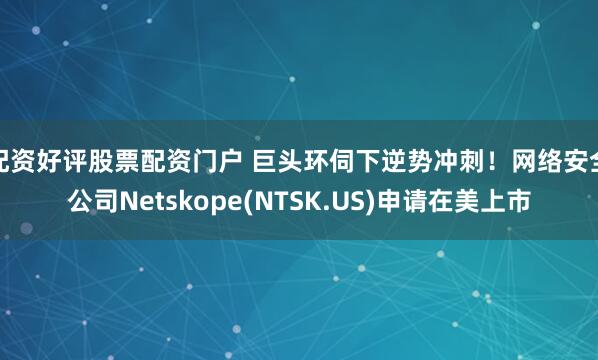 配资好评股票配资门户 巨头环伺下逆势冲刺！网络安全公司Netskope(NTSK.US)申请在美上市